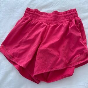 Lulu lemon hotty hot shorts